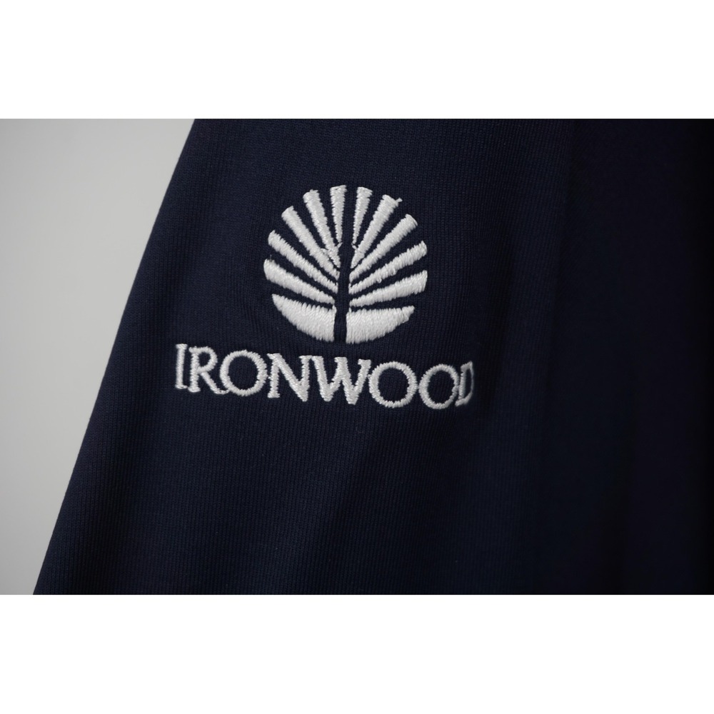FootJoy FJ Pullover Mens 2XL Navy Blue Quarter Zip Golf Ironwood Country Club - Picture 4 of 5
